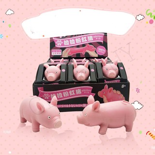 Đồ chơi con heo xả stress - Heo Dẻo bóp mềm chất liệu TPR co dãn đàn hồi ngộ nghĩnh giải tỏa căng thẳng bực tức