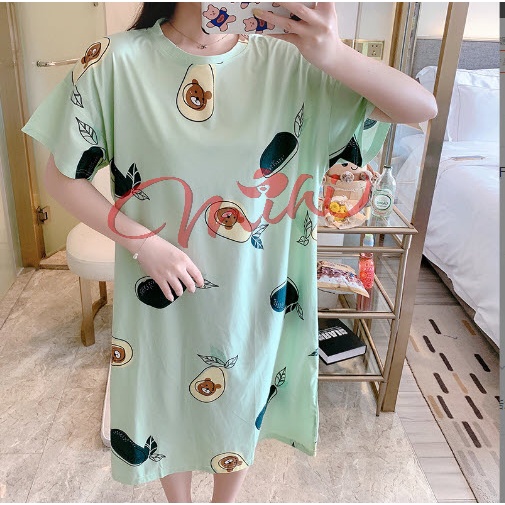 Váy Đầm Bầu Mặc Ở Nhà - Đồ Cho bà Bầu Mặc Ngủ sau sinh cho con bú ti - Hàng Mùa hè chất đẹp giá rẻ