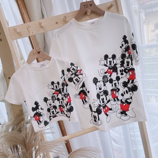 SET ÁO ĐÔI MẸ VÀ BÉ IN HÌNH VUI NHỘN MS02