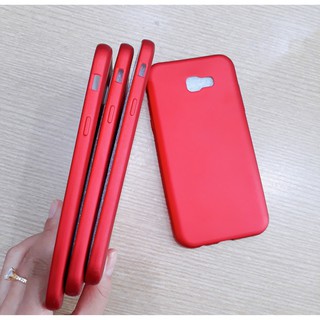Ốp lưng Samsung galaxy A7 2017 silicon dẻo đỏ