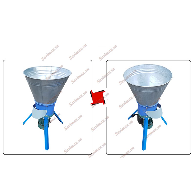 Máy băm cỏ voi, rau, bèo động cơ 500w giá siêu rẻ