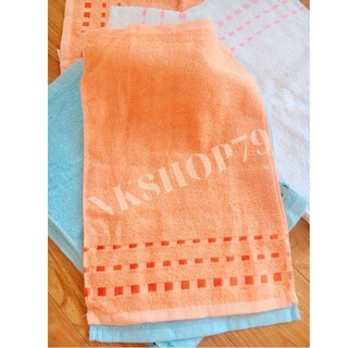 [28 x 42 cm sọc caro 2 đầu] Khăn mặt Hải Cẩu Cao Cấp HHD6