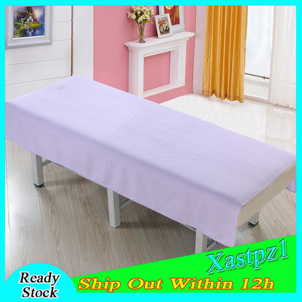 [Ready Stock] Waterproof Oil Proof Cosmetic Massage Bed Flat Sheet Cover 120x190cm