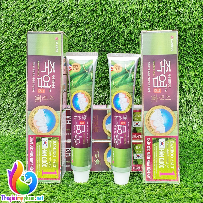Combo 2 Kem Đánh Răng Muối Tre Chống Ê Buốt Hàn Quốc 140g