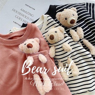 BÁN SỈ BỘ KẺ GẤU 3 MÀU CHO BÉ