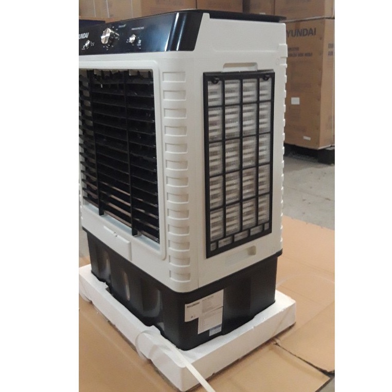 Quạt điều hòa hơi nước dung tích 50 Lít Hyundai HDE 6050 - Tặng 2 bịch đá khô, Bảo hành 12 tháng toàn quốc