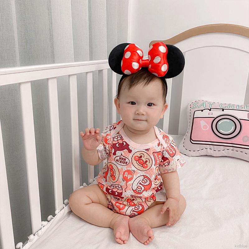 Jumpsuit Tay Ngắn Phong Cách Hàn Quốc Cho Bé