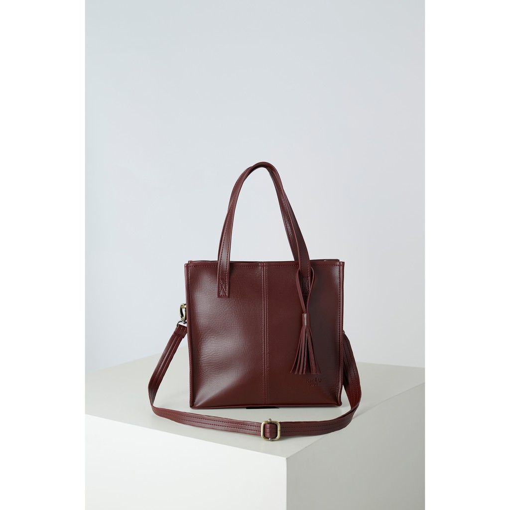 Túi tote da KHÂU BY CQ đeo chéo Bali (Size nhỏ)
