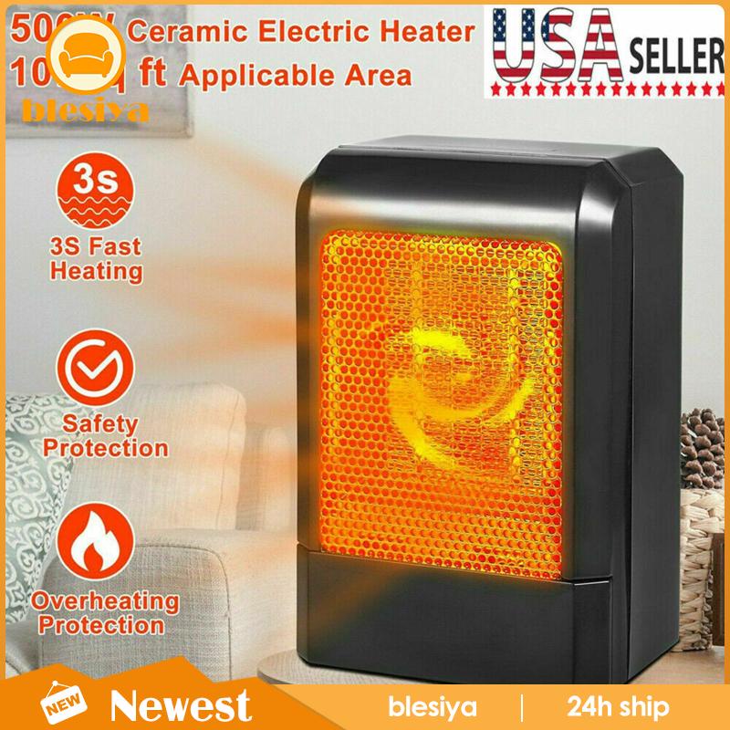 Máy sưởi ấm nhỏ gọn bằng gốm không gây tiếng ồn