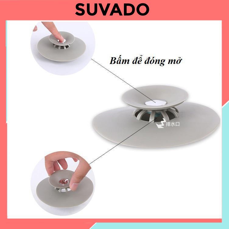 Chặn Rác chậu Rửa chén Bát lavabo ống thoát nước nhà tắm Bật Mở Thông Minh Ngăn Mùi Bồn Tắm B040 SUVADO