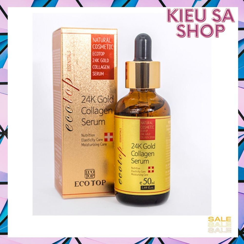 Tinh Chất Serum Vàng Chống Lão Hoá 24k Gold Collagen Ecotop 50ml