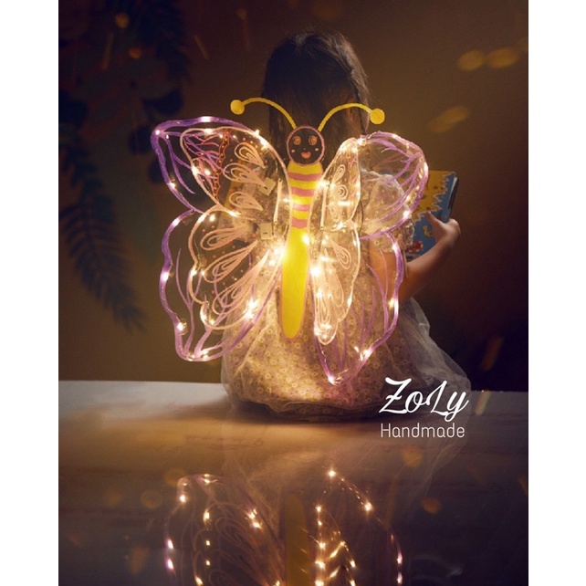 Đồ chơi Trung Thu, quà sinh nhật, quà 1/6 cho bé gái - Cánh thiên thần phát sáng