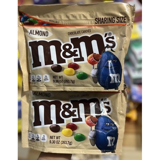 Kẹo chocolate m&m's của mỹ almond 263.7g