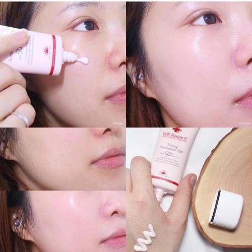 Kem chống nắng Cell fusion C hồng spf 50+ PA++++