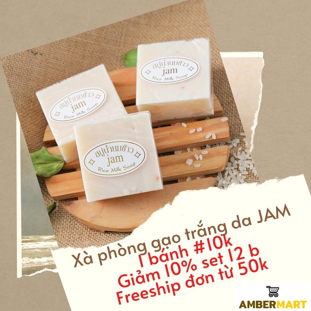 Xà Phòng Cám Gạo Trắng Da Thái Lan (Jam) | BigBuy360 - bigbuy360.vn