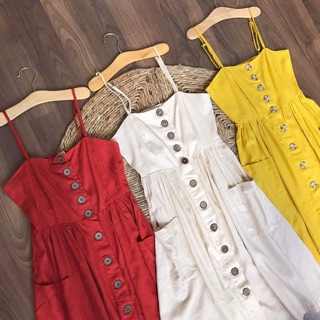 Đầm midi linen F21