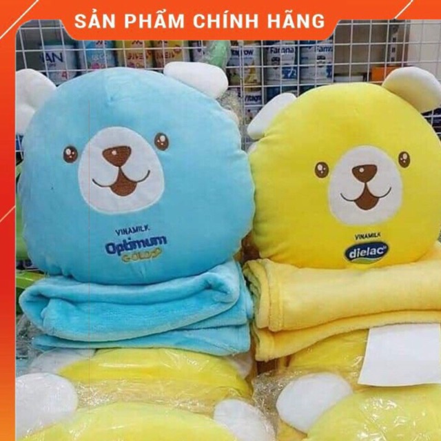 GỐI KÈM CHĂN 2 IN 1 HÌNH THÚ SIÊU NGỘ