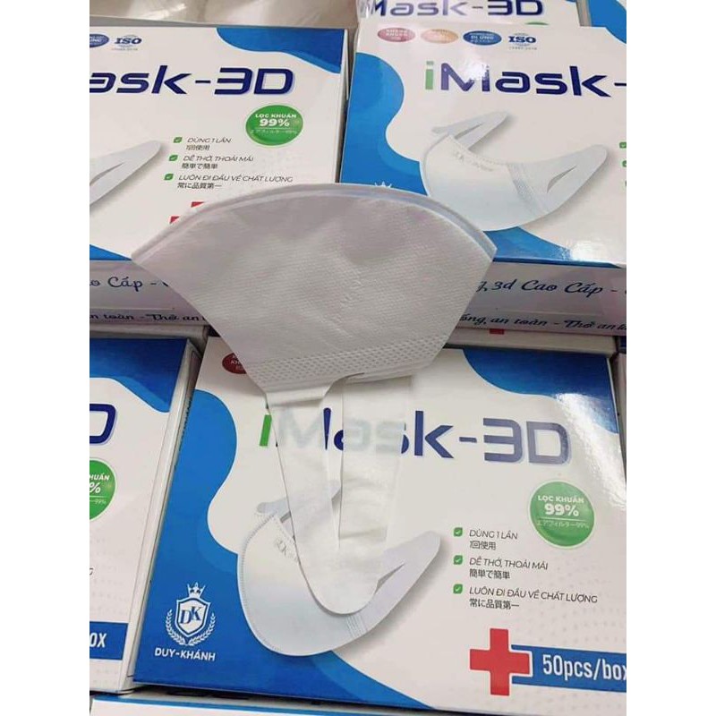 Khẩu trang 3D MASK DUY KHÁNH HỘP 50CÁI | BigBuy360 - bigbuy360.vn