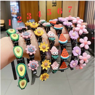 BỜM TÓC ĐÍNH HOA QUẢ CHO BÉ GÁI