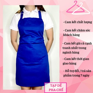 Tạp dề yếm chất liệu kaki giá sỉ dành cho đầu bếp , phục vụ, pha chế
