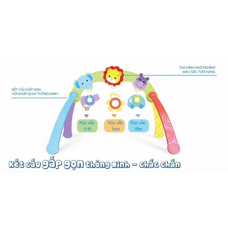 Kệ chữ A Sư Tử REDI có nhạc cho bé - Gấp gọn tiện lợi AcuteBaby