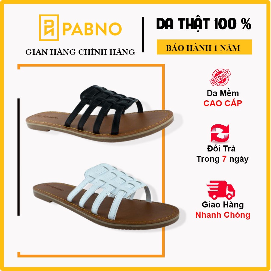 [Da thật 100%] Dép Đế Bệt Nữ Dép Thời Trang Quai Đan PABNO PN15010