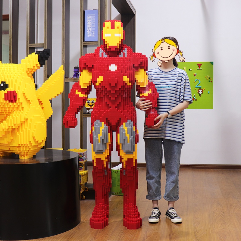 Đồ Chơi Lắp Ráp Cho Bé Xếp Hình 3D Ironman Khổng Lồ King Of Gifts | Shopee  Việt Nam