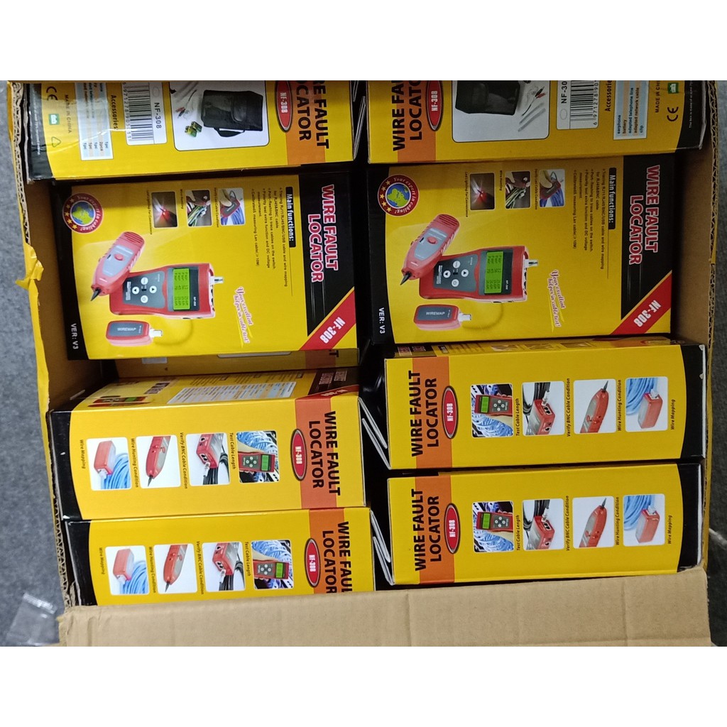 Máy Test dây mạng đa năng NOYAFA NF-308S NF308S chính hãng màu xanh. BH 12 tháng. Thay thế model Noyafa NF-308 NF308