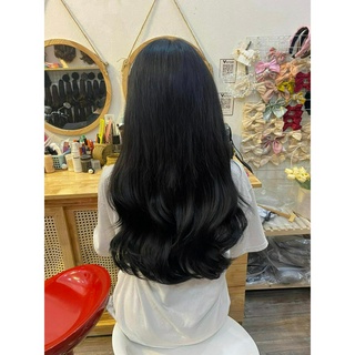 Ku93 Tóc giả kẹp u xoăn siêu đẹp lơi 60cm