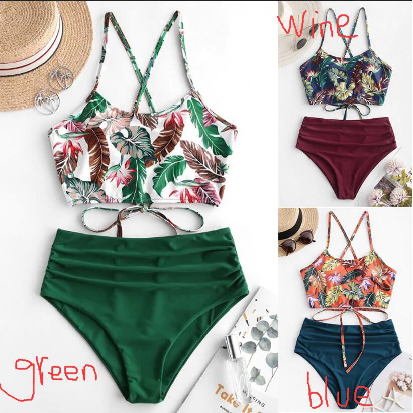 Bộ Bikini In Hoạ Tiết Gợi Cảm Cho Nữ
