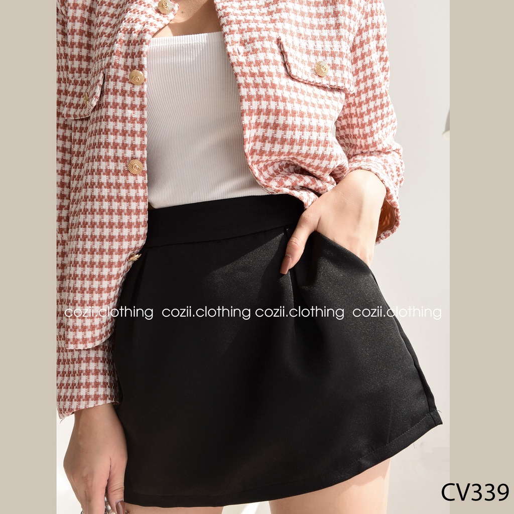 Chân Váy Ngắn Chữ A Chất Tapa Siêu Xinh Tôn Dáng CV339