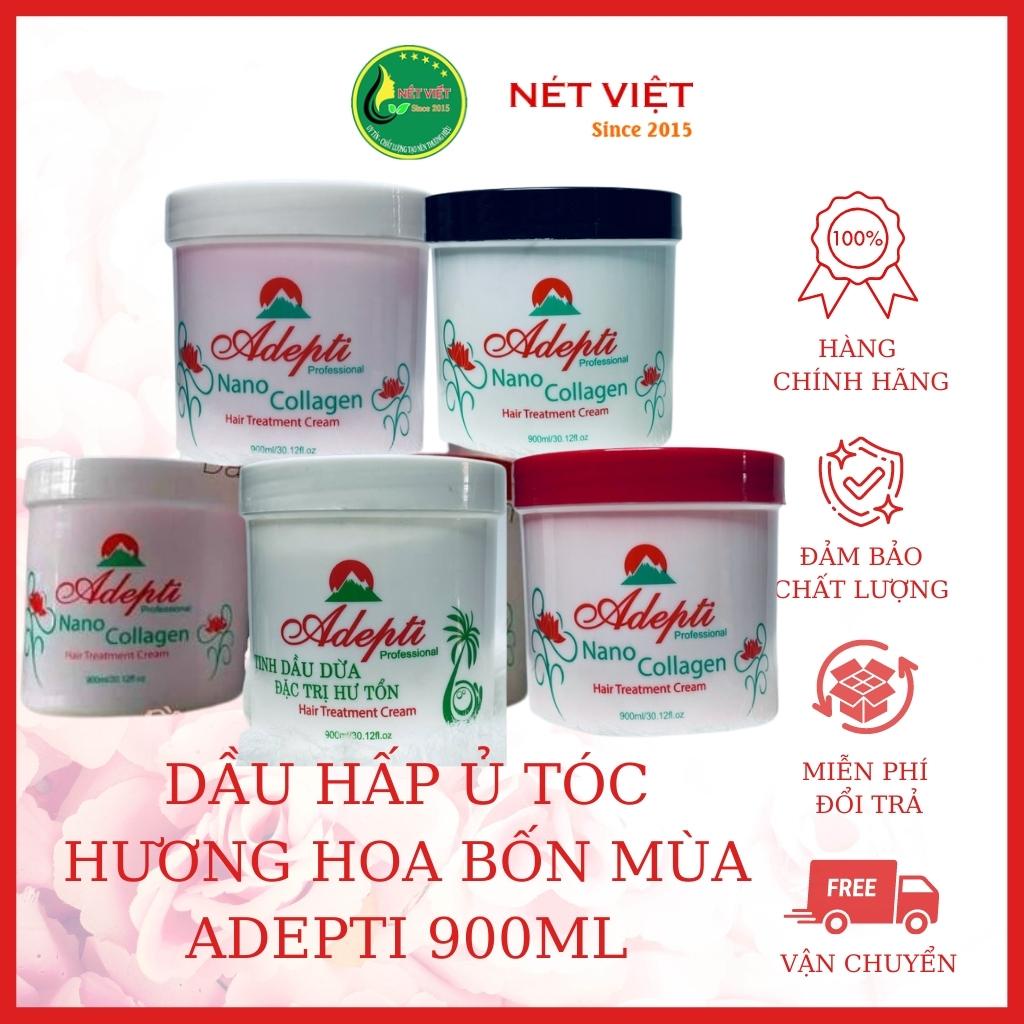Ủ tóc Collagen ADEPTI, hương hoa, hương trái cây, dầu xả tóc - chính hãng từ TÓC NÉT VIỆT