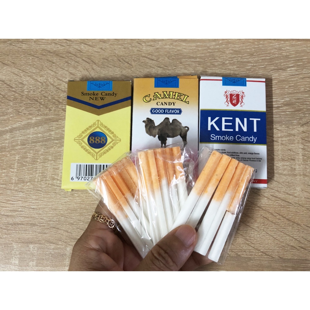 Kẹo C hình thuốc lá smoke candy vị chua nhẹ bịch 20 hộp siêu ngon