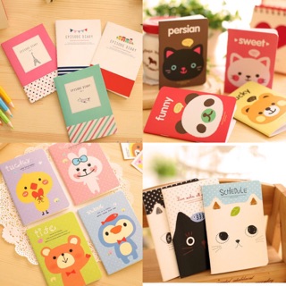 M157-Combo 5 cuốn sổ mini cute