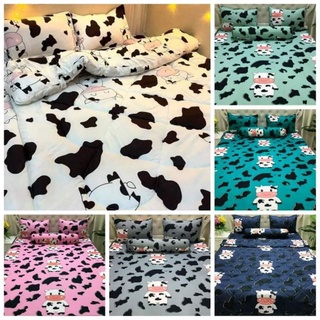 Bộ drap thun lạnh bò sữa