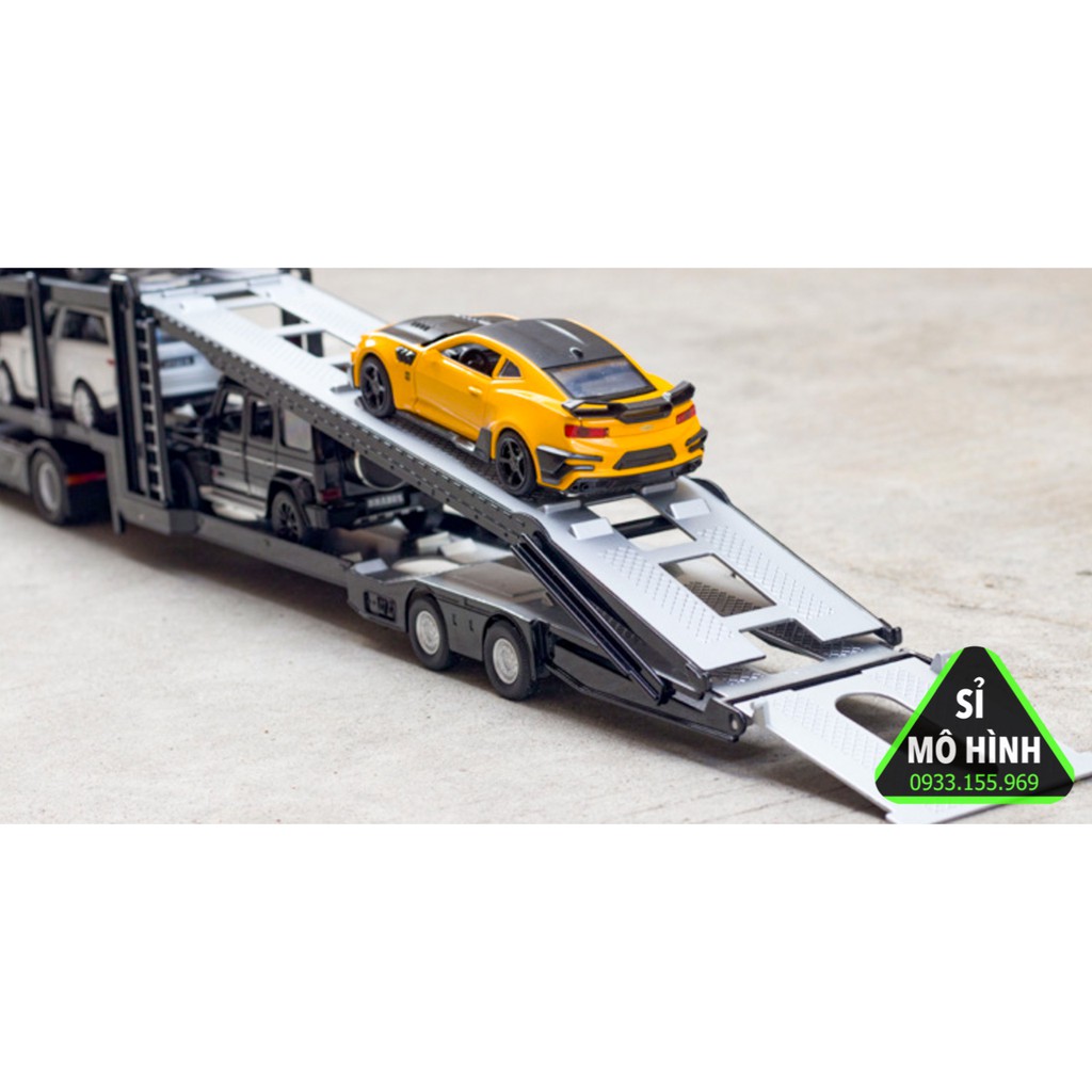 [ Sỉ Mô Hình ] Xe mô hình đầu kéo container Mercedes 1:32 Đen