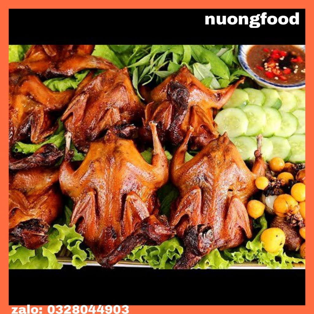 CHIM CÚT ƯỚP LÁ MÓC MẬT CỰC NGON - NUONGFOOD