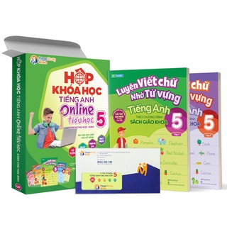 Hộp Khóa Học Tiếng Anh Online Chuẩn Sách Giáo Khoa Tại Nhà Megastudy Lớp 5 (Tặng Kèm 2 Cuốn Luyện Viết)