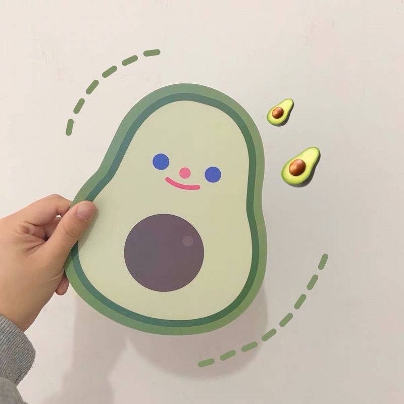 Miếng lót chuột máy tính, bàn di chuột dễ thương, pad chuột cute hình thỏ, bơ xanh, mặt cười...