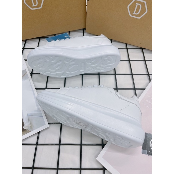 [CHÍNH HÃNG] GIÀY THỂ THAO DOMBA GÓT DA TRẮNG - DOMBA HIGH POINT WHITE H-9115 - FULLBOX CÓ SẴN - GIÀY ĐẾ CAO NAM NỮ