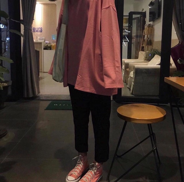 [Ảnh thật] Longtee oversize unisex - Aó tay dài form rộng