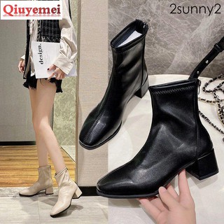 Giày boot đế dày size lớn phong cách cá tính cho nữ