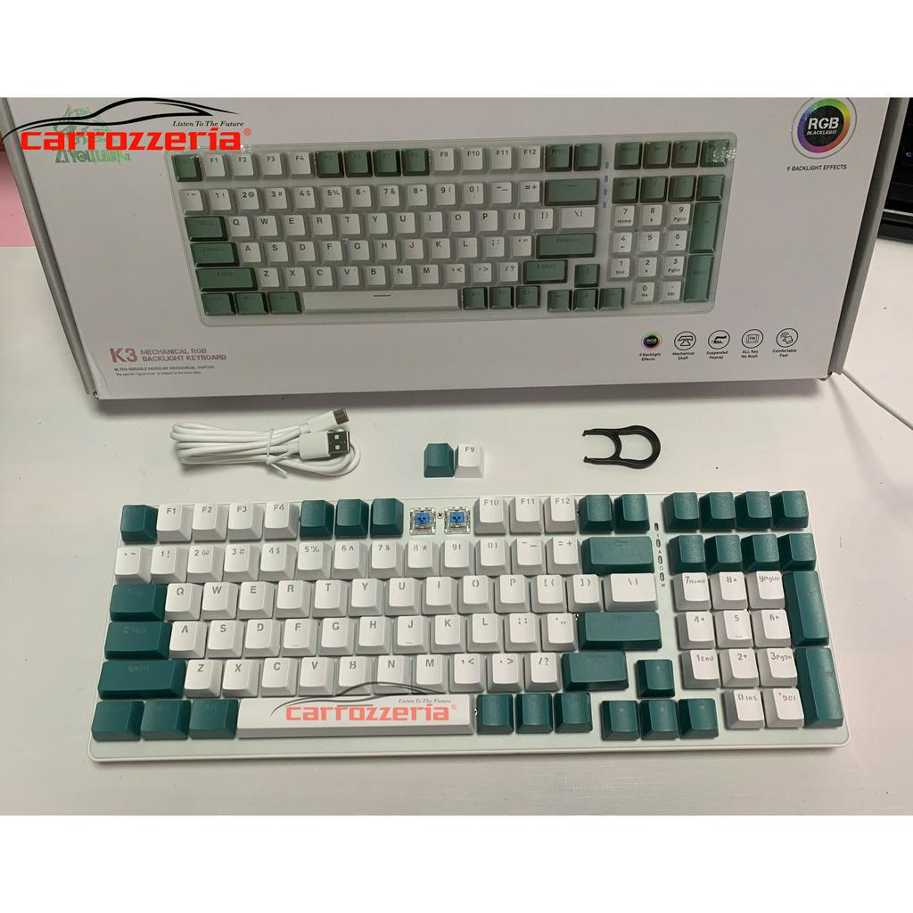 Bàn Phím Cơ ZiYou Lang K3 Led RGB 100 Phím Gaming Văn Phòng