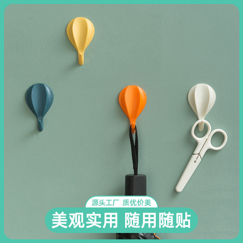 Set 8 Móc Dán Tường Treo Đồ Hình Khinh Khí Cầu Tiện Dụng Chất Lượng Cao