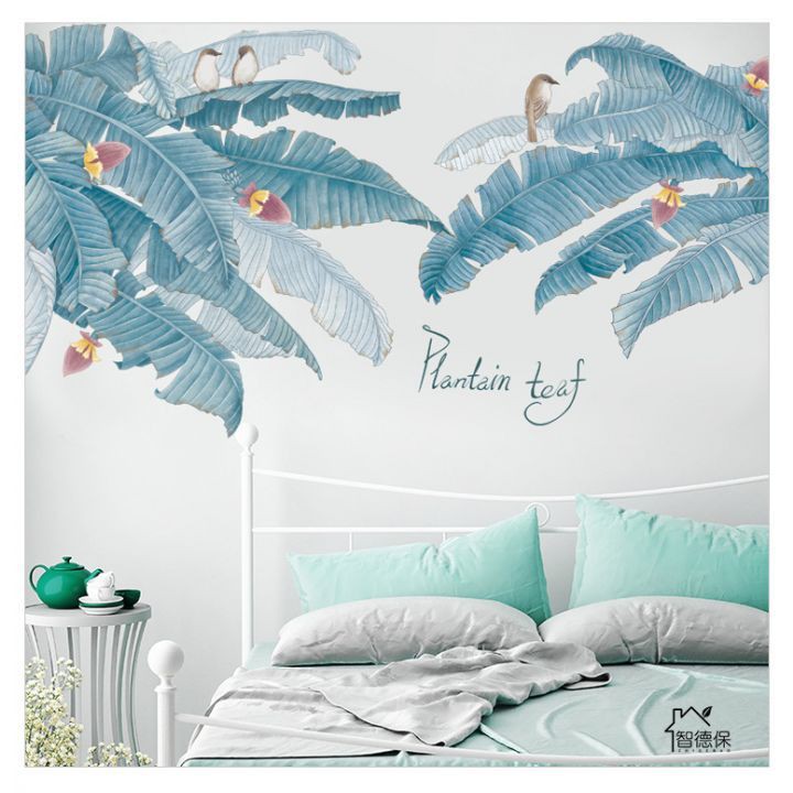 Decal Dán Tường Lá Chuối