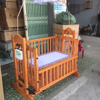 Nôi gỗ đa năng 4 in 1