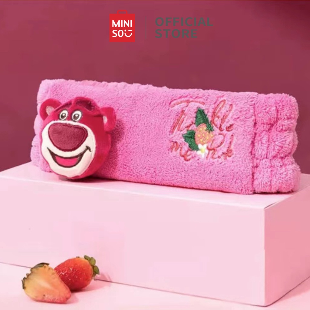 Băng đô rửa mặt hình gấu Lotso Bear, gấu dâu tây Toy Story Miniso dễ thương - Giao mẫu ngẫu nhiên