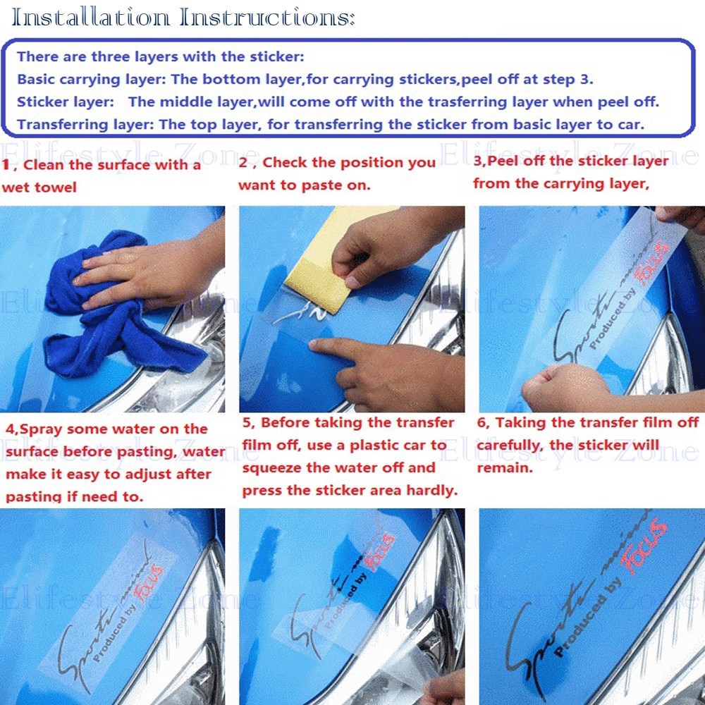 Miếng Dán Họa Tiết Hoạt Hình Baby in Car Độc Đáo Trang Trí Thân Xe Hơi