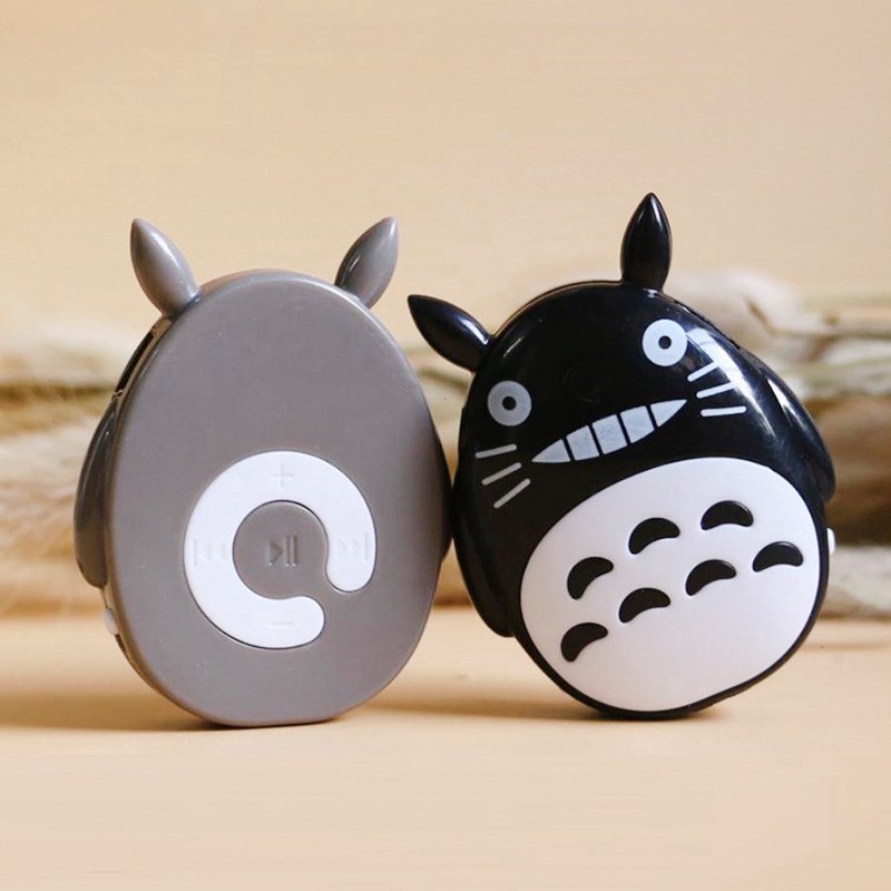 ஐ✲❏Máy nghe nhạc MP3 hình nhân vật Totoro hỗ trợ cổng cắm USB 2.0 và thẻ nhớ 32GB tiện dụng