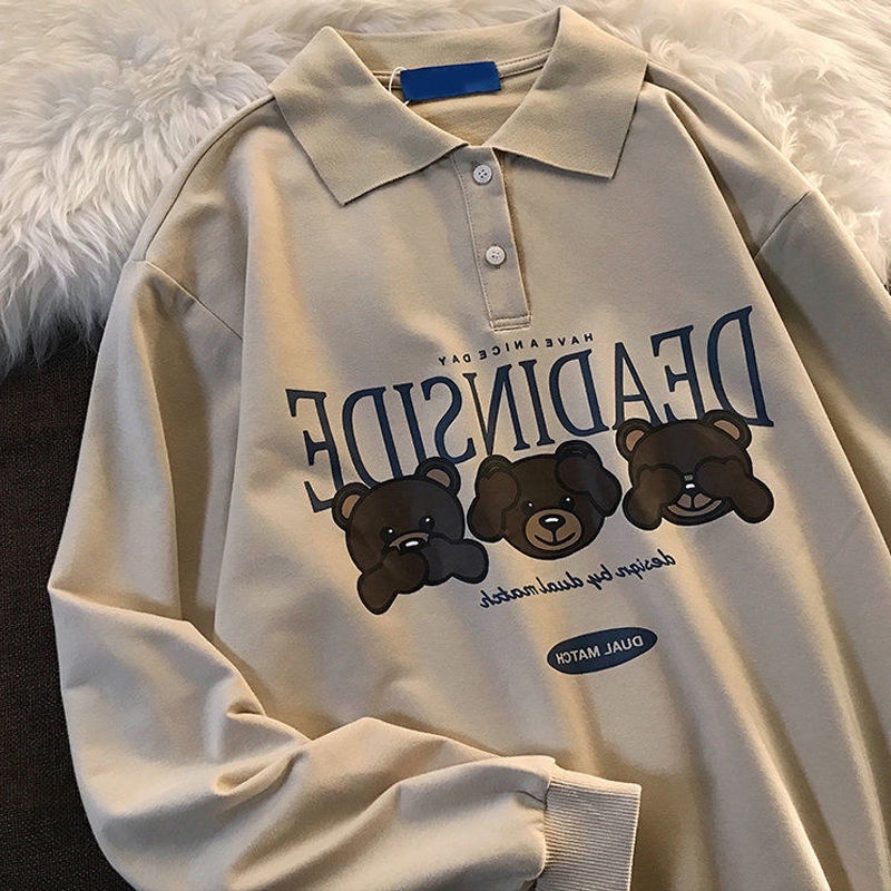 Áo Sweater Polo có Size lớn 100kg thời trang dành cho nữ